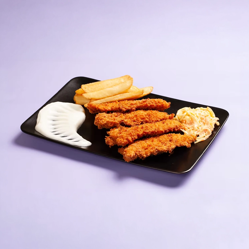 Crispy kylling for barn